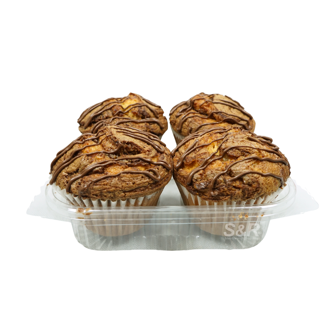 S&R Nutella Muffin 4 pieces